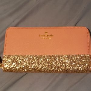 Kate spade glitter wallet